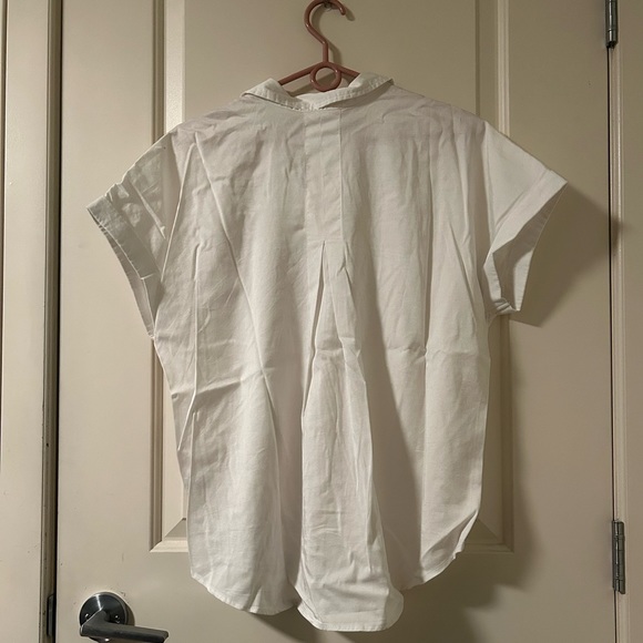 White Button Up Shirt (size M) - Picture 4 of 4
